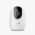 Pollo 3MP Indoor Guardian 360°x Smart Wi-Fi PTZ Security Camera IR Night Vision with 2-Way Audio and Human Tracking. 