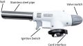 Kitchen Torch plus Cylinder Professional Handheld Multi-Purpose Torch Blow Lighter Crème Brulee Cooking BBQ Baking DIY Soldering Metal Torch Flame Welding Gas Ignition LighterFor Camping Hiking Portable. 