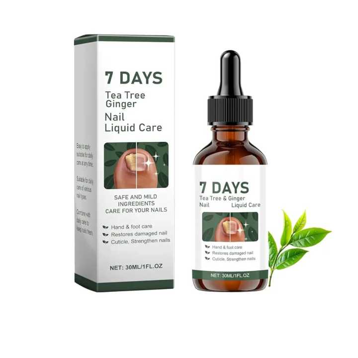 7 Days Ginger Nail Growth Serum – Nail Strengthening and Nourishing Serum for Healthy, Shiny and Strong Nails