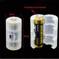 Smartt 2pc AA Battery to Size C Battery Case Adapter Converter Holder Switcher - Versatile Battery Conversion for All Your Power Needs. 