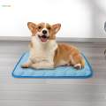 Dog Cooling Mat Cooling Pad Bed for dogs and cats Kennel Pad Breathable Machine Washable , blue XS. 