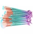 Professional Makeup Brushes Soft Application Elegant Fish Shape Makeup Brushes Imported Made-Cosmetic Accessories. 