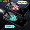 UCUC for Vivo V27E Back Cover Handsome Superheroes Ultra Thin Luminous Glass Phone Case for Boys for Man. 