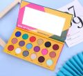 Beauty Compact Crayon Case Eyeshadow Palette - 18-Color Eye Retouching, Brightening, Waterproof, Long-Lasting, Moisturizing, Light and Thin Pigment Board. 