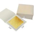 100 Sheets Gold Leaf. Thin Gold Foil Sheets Gold Foil Paper Craft Gold and Metal Leaf for Arts Painting Gilding Crafting Decoration, 3.15 x 3.15 Inches. 