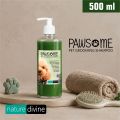 Nature Divine - PAWSOME Pet Grooming Shampoo for Dogs, Cats and Domestic Animals 500 ml with Pump. 