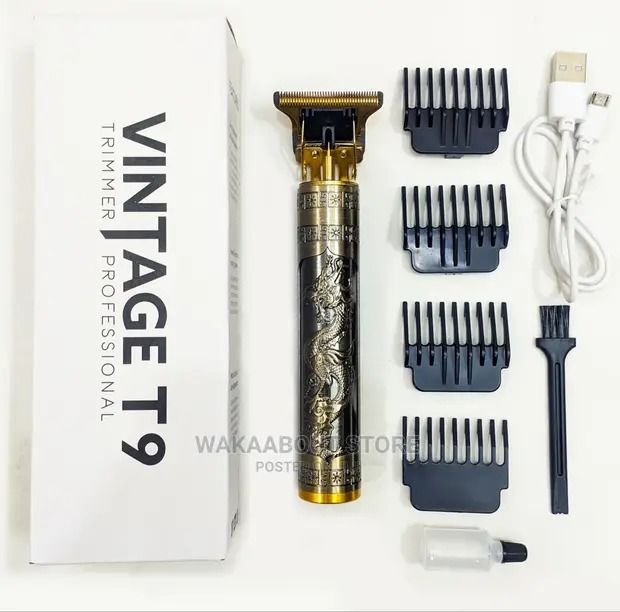 USB%20rechargeable%20trimmer%20and%20clipper%20Professional%20Vintage%20T9%20Dragon%20style%20Trimmer%20for%20Men,%20usb%20rechargeable%20-%20Image%202
