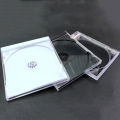 Transparent Bottom CD Box Empty CD Case PP Plastic CD Case CD Case Capacity 1-2 Discs Demoo. 