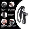 Extended Adjustable Hand Grip Power Exerciser Forearm Wrist Strengthener Gripper with counter. 
