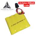 4.8 Volt 4 Cell Battery 4.8 v AA Ni-MH Battery 4*AA Cell Pack Rechargeable SM 2Pin Connector. 