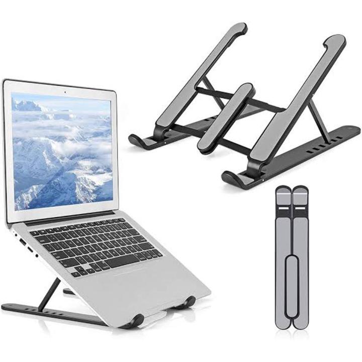 Foldable Adjustable Aluminum Laptop Stand Portable Desktop Holder