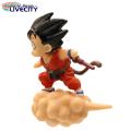 Fish Tank Decoration Unfading Color Son-Goku Sitting on The Cloud Fish Tank Decoration. 