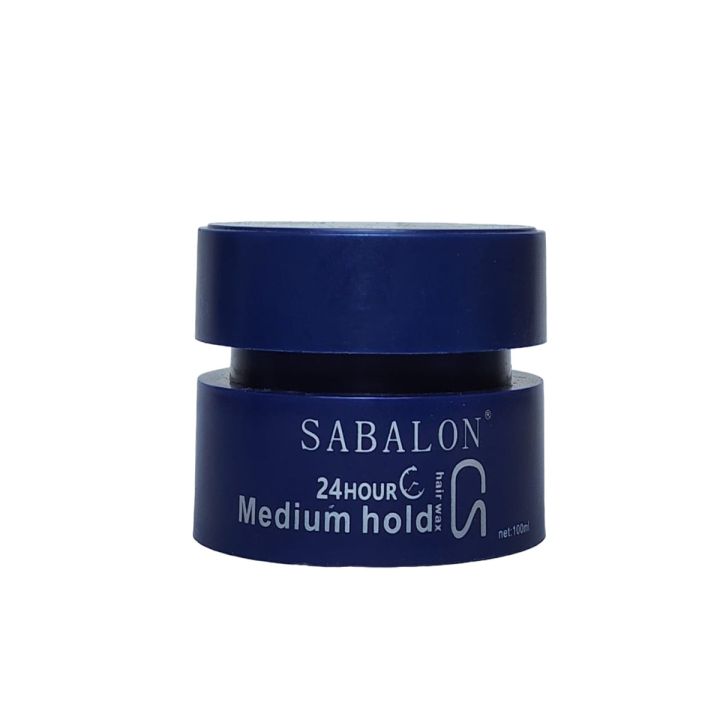 SABALON%20Hair%20Wax%2024%20Hour%20Professional%20Styling%20System%20,%20Hair%20Styling%20Wax%20For%20Medium%20hold%20Sculpting%20100ml%20Blue%20-%20Image%202