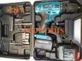 cordless drill machine 18V BNKTOP russian Brand with 2 li ion batteries drill driver variable speed. 