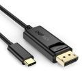 Choetech unidirectional USB Type C monitor video cable - Display Port 4K 1,2m black. 