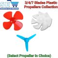 2/3PCS  3/4/7-Blade Plastic Propellers for Mini Fan & DIY Projects. 
