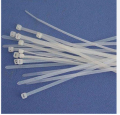 Cable Tie  white Clip Nylon Cable Tie Wire Zip Ties Self Locking 4 (100 pcs per pkt). 