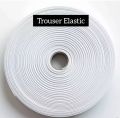 White Elastic Band Elastic For Trousers/Shalwar Azarband Naraa 10 Gaz Quality Stretch-Strong Elasticity. 