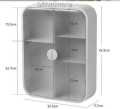 Wall Mounted Bathroom cabinet | Storage Box| Bathroom Organizer| Reasonable Price|| Double Door cabinet | HNH Original Plastic Brand. 