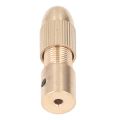 7Pc/Set Small Electric Drill Collet Brass 4 Jaw Micro Drills Chuck Set 0.5-3.0mm. 