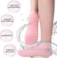1 Pair Silicone Socks Moisturizing Gel Heel Socks Exfoliating And Preventing Dryness Foot Skin Rejuvenation Foot Care Elastic Socks (Free Size). 