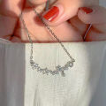 【Very good-looking】Fashion Zircon Choker Necklace Clavicle Chain Women Trendy Simple Tiny Jewelry Nicle. 