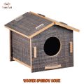 13. Premium Wooden Bird Cage For Sparrow. 