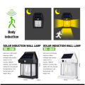 High Quality Mini Waterproof Solar Interaction Wall Lamp With Motion Sensor Security Light, Featuring 3 Lighting Levels. 