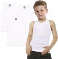 Cotton Vests Top Quality For Kids, Newborn to 15 years: Kids Sleeveless Vest Baniyan in Pure Cotton Kid's Banyan without Sleeves - Original Cotton Vest  for Boys - White Inner wear Kids Vest Banyan Cotton Sleeveless. 