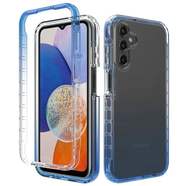 Candy Color Transparent Case for Samsung Galaxy A15 5G A05 A05s Hybrid