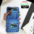 Infinix Zero X Pro Pouch Cover Print - Soft Case Cover. 