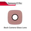 Samsung C7 Pro Back Camera Glass Rear Camera Glass Lens Replacement Rose Gold. 