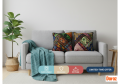 Multicolor Patchwork Cushion Cover Set of 2 – Sofa & Living Room Decor Pillow Case. 
