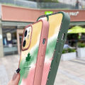 JIUMOO Case For Infinix Note 11 Pro Case Cartoon Colorful Maple Leaves Thin Shockproof Square Edge Silicone TPU Casing Full Lens Cover Camera Protect Cases Soft Case. 