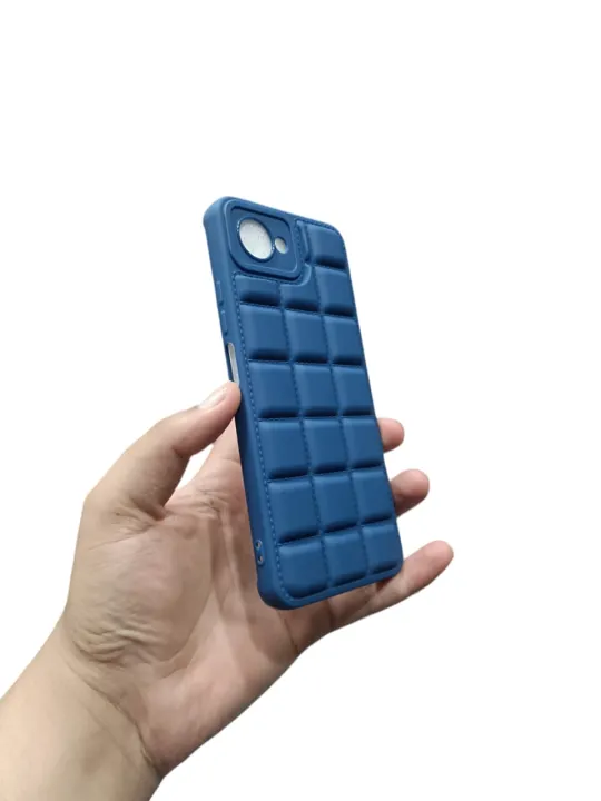 Realme%20C30%20Back%20Cover%20Soft%20Puffer%20Down%20Jacket%20Box%20Design%20Camera%20Protection%20Realme%20C30%20Phone%20Case%20-%20Image%205