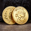 John Wick Movie Gold Coin Cosplay Continental Hotel Card Adjudicator Black Jing. 