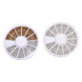 3D Micro Beads Nail Art Rhinestones Caviar Tips Decoration Manicure DIY Wheel MJ. 