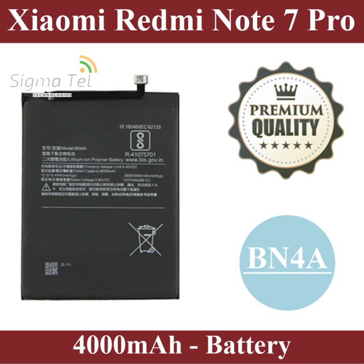Xiaomi Redmi Note 7 Pro Battery BN4A Replacement Premium Quality 4000mAh For Xiaomi Redmi Note 7 Pro