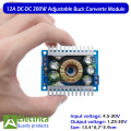 12A 20W DC-DC Car Power Supply Voltage Regulator Buck Converter 8A/100W 12A Max DC 5-40V to 1.2-36V Step Down Volt Convert Module DC-DC Power Module Buck Module by Electrica. 
