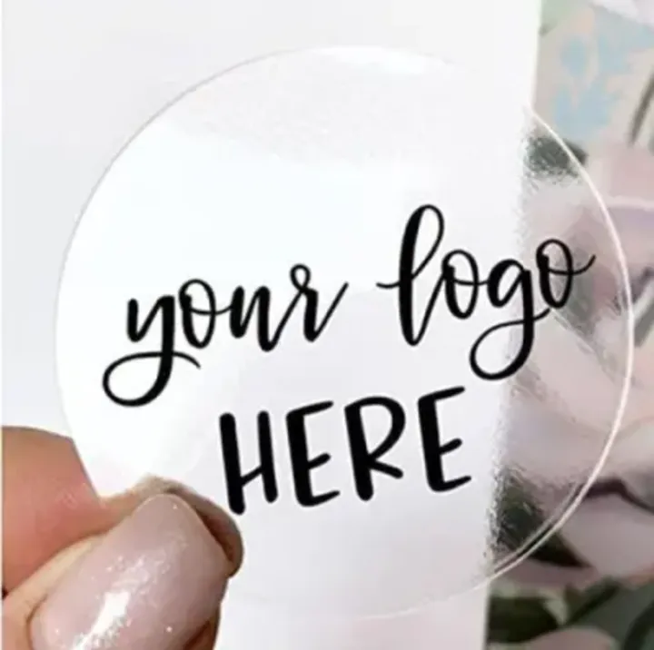 Customized Transparent Stickers Label Personalized Name Custom Stickers ...
