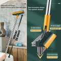 Bathroom Cleaning Brush with Wiper Upgraded 3 in 1 Tiles Cleaning Brush Bathroom Brush with Long Handle 180° Rotate Bathroom Floor Cleaning Brush Bathroom Cleaning Accessories. 