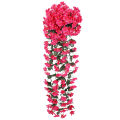 Modeow Artificial Drooping Flowers 2pcs Hanging Artificial Vine for Home Garden Wedding Decor Uv Resistant Faux Flower Plants for Indoor Outdoor Use Buyers' Favorite Artificial Plants Decor. 