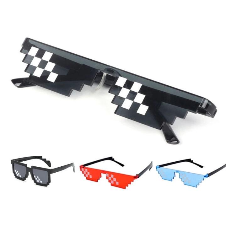 Minecraft%20Mosaic%20Glasses%20Deal%20with%20It%20Women%20Men%20Trick%20Toy%20-%20Image%203