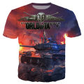 YX GIRL 2019 Fashion Mens t shirt Top game World Of Tanks Print tshirts summer casual streetwear t-shirt Drop shipping TK-58. 