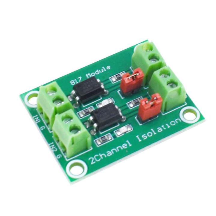 PC817 3.3V-30V 2 Way 4 Channel Optocoupler Isolation Board Voltage Converter Adapter Module Driver Photoelectric Isolated Module