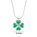 New Anime Tokyo Revenger Necklace Four Leaf Clover Pendant Necklace for Women Girl EVICH. 