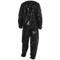 Heavy Duty Fitness Weight Loss Sweat Sauna Suit Exercise Gym Anti-Rip Black L. 