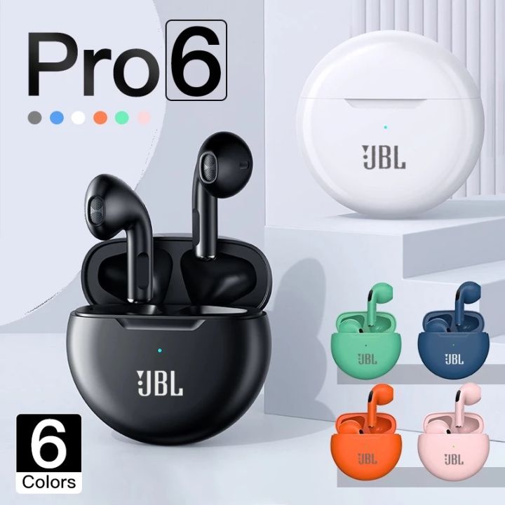 【Original+Ready stock+COD】 JBL Pro 6 Wireless Headphones Waterproof