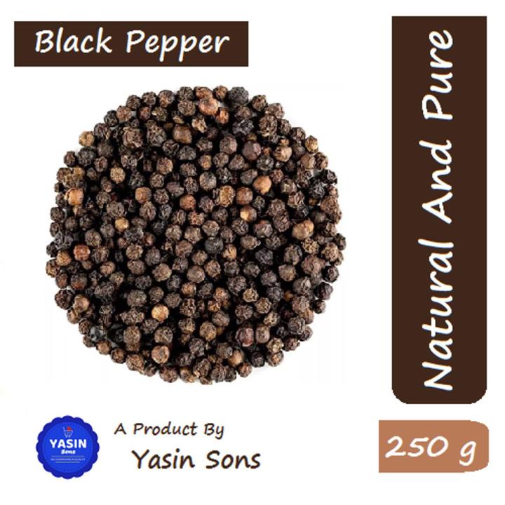 Black Pepper | Kaali Mirch Sabit | 250 Grams
