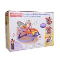 3 in 1 Portable Infant Bouncer Seat & Rocker For Baby, Kids & Toddlers Baby Boys & Girls Infant Carry Cot Seat With Calming Vibration Toy Adjustable & Recline Rocker To Seat Folds For Portability & Storage, Easy To Carry (ASSORTED COLORS). 